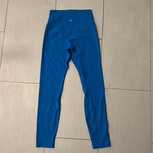 NWOT Lululemon Poolside Blue Align ‘25 Leggings (size 4)